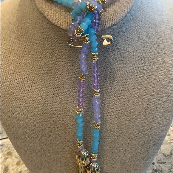 NWT Beaded Lariat Necklace with Tassels 🔥🔥🔥 - Picture 3 of 5